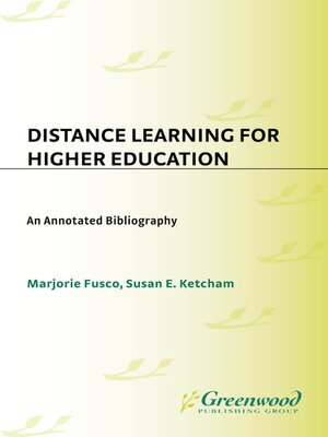cover image of Distance Learning for Higher Education